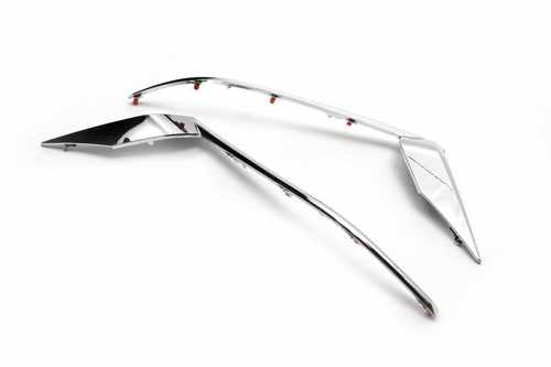 Вії на фари Toyota Land Cruiser Prado 150 2018+ (оригінальний дизайн)