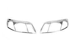 Накладки на фари (2004-2006, 2 шт, пласт) для Toyota Corolla 2002-2007 років.