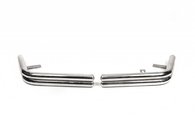 Задні куточки AK003-double (2 шт., нерж) для Volkswagen T5 рестайлінг 2010-2015 років.