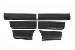 Молдинг на двері (4 шт, ABS) для Toyota Hilux 2015↗ мм.