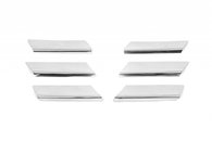 Хром накладки для Renault Sandero 08-12 передня решітка нерж Carmos (Туреччина)