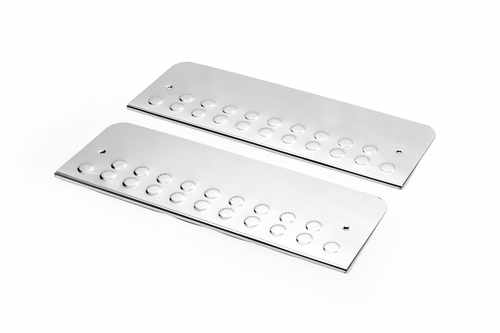Хром накладки на пороги (нерж.) 4 шт. Omsa для H-1 2008+