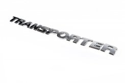Напис Transporter (косою шрифт) для Volkswagen T5 рестайлінг 2010-2015 років.