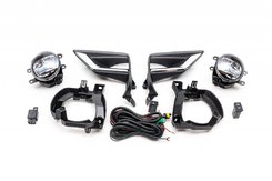 Противотуманки LED с кронтшейнами (2 шт, 2017-2022) для Toyota Land Cruiser Prado 150