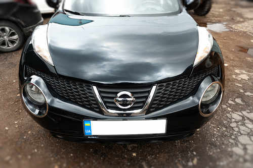 Хром накладки на передні ліхтарі (нерж.) для Nissan Juke 2010+