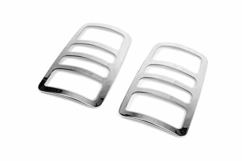Хром окантовка на стопи OmsaLine для VW Caddy 2004-2011