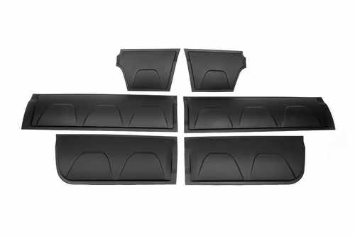 Молдинг на двері (6 шт, ABS) для Volkswagen Amarok