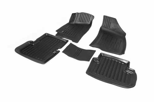 Килимки Stingray 3D (5 шт, поліуретан) для Chevrolet Lanos