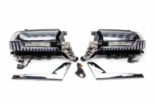 Передні фари Executive Black (Bugatti) Toyota Land Cruiser 200 2016-