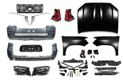 Комплект рестайлінгу Toyota Land Cruiser Prado 150 2009-2017 в 2018 рік з Full LED оптикою