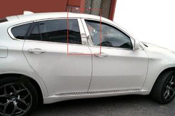 Хром накладки для BMW X6 (2007+) хром на стійки Carmos (Туреччина)