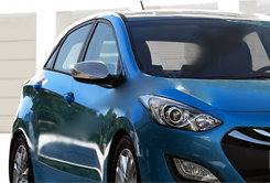 Накладки на дзеркала без поворотника (2 шт., нерж.) Carmos - Турецька сталь для Hyundai I-30 2012-2017рр.