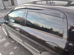 Ветровики (4 шт, Sunplex Sport) для Fiat Punto Grande/EVO 2006↗ и 2011↗ гг.
