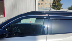 Ветровики с хромом (4 шт, Niken) для Peugeot 2008 2019↗︎ гг.