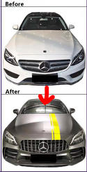 Комплект обвісів (C63 AMG 2019) для Mercedes C-сlass W205 2014-2021рр.
