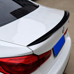 Спойлер LIP V1 (1234 Upgrade, черный) для BMW 5 серия G30/31 (2017↗)