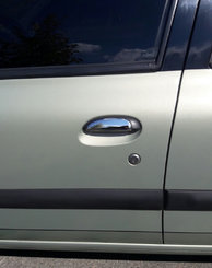 Хром накладки на ручки для Dacia Logan 2005-2012 нерж Carmos (Туреччина)