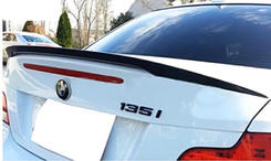 Спойлер LIP (1234 Upgrade, чорний) для BMW 1 серія E81/82/87/88 2004-2011рр.