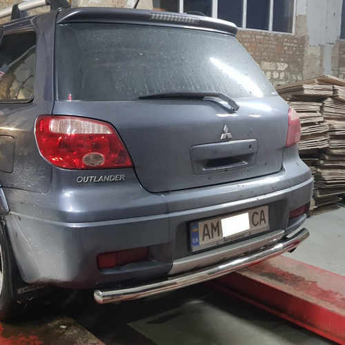 Захист заднього бамера для Mitsubishi Outlander 2003-2006