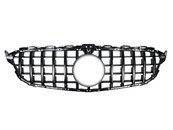 Решітка GT PANAMERICANA для Mercedes C-CLASS W205 2019-2021 Chrome Black