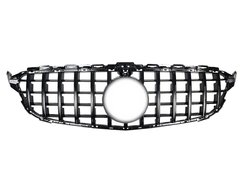 Решітка GT PANAMERICANA для Mercedes C-CLASS W205 2019-2021 Chrome Black