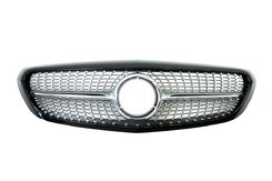 Решітка радіатора Mercedes C-Class W205 2014-2018 Classic Black Chrom