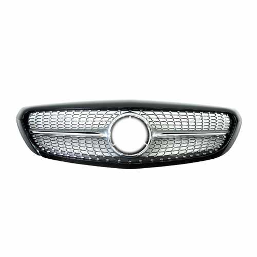 Решітка радіатора Mercedes C-Class W205 2014-2018 Classic Black Chrom