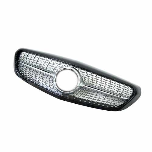Решітка радіатора Mercedes C-Class W205 2014-2018 Classic Black Chrom