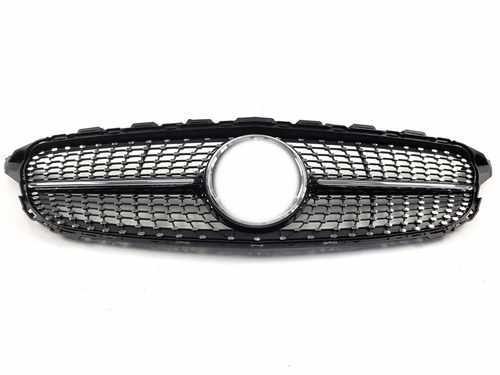 Решітка радіатора Mercedes C-Class W205 2014-2018 Diamond Black