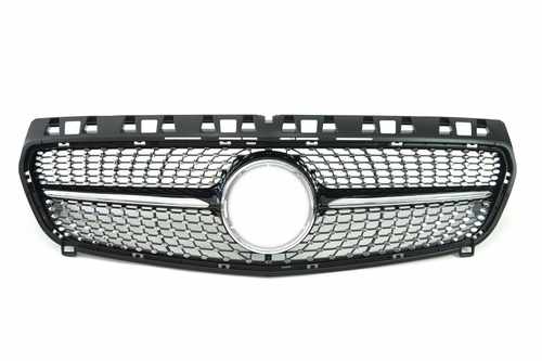 Решітка радіатора Mercedes A-Class W176 2012-2015 Diamond Black