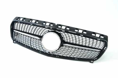 Решітка радіатора Mercedes A-Class W176 2012-2015 Diamond Black