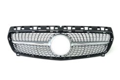 Решітка радіатора Mercedes A-Class W176 2012-2015 Diamond Silver