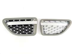 Жабры в крылья Range Rover Sport 2005-2009год chrome grill&silver bar&gray frame