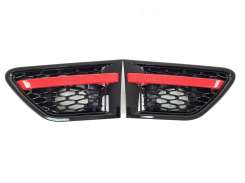 Жабры в крылья Range Rover Sport 2010-2013год full black&red bar