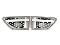 Жабры в крылья Range Rover Sport 2010-2013год silver grill&gray frame