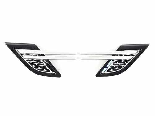 Зябра в крила Range Rover Sport 2014-2017 рік silver grill
