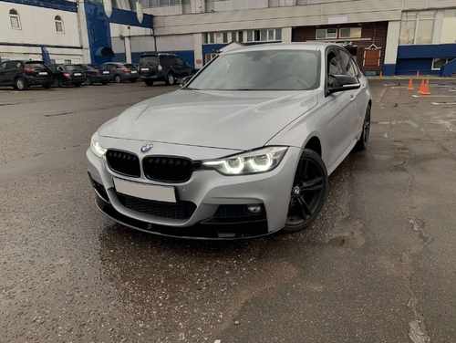 Накладка на передній бампер сплітер BMW 3 Series F30 2012-2019р.