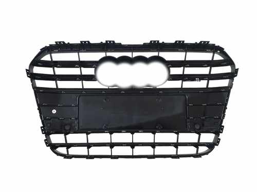 Грати радіатора Audi A6 S6 C7 2012-2015г Black Chrome