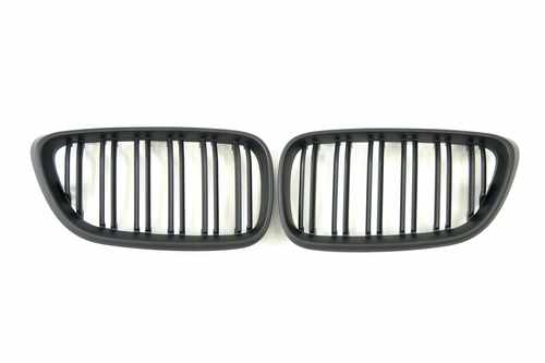 Решітка радіатора ніздрі BMW 2 Series F22/F23 2013-2019рік Чорний Матовий