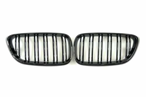 Решітка радіатора ніздрі BMW 2 Series F22/F23 2013-2019 рік Чорний Глянець
