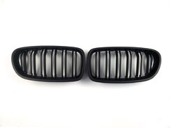 Решітка радіатора ніздрі BMW 5 Series F10/F11 2010-2017рік Чорні Матові