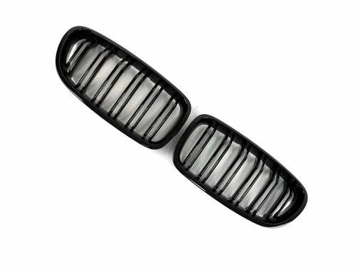 Решітка радіатора ніздрі BMW 5 Series F10/F11/F18 2010-2017 рік Чорний Глянець