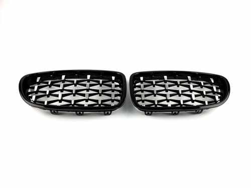 Решітка радіатора ніздрі BMW 5 Series F10/F11/F18 2010-2017 рік Diamond