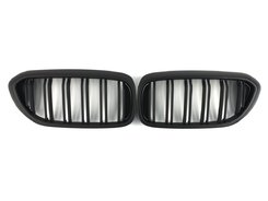Решітка радіатора ніздрі BMW 5 Series G30/G31 2017-2020рік Чорний Матовий