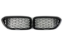 Решітка радіатора ніздрі BMW 5 Series G30/G31 2017-2020 Diamond