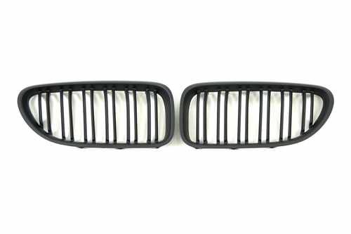 Решітка радіатора ніздрі BMW 6 Series F06/F12/F13 2012-2017 рік Чорний Матовий