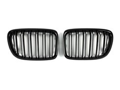 Решітка радіатора ніздрі BMW X1 Series E84 2009-2015 рік Чорний Глянець