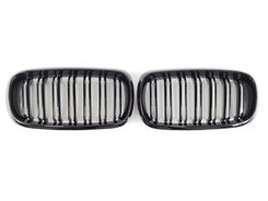 Ґрати радіатора ніздрі BMW X6 Series F16 2014-2018рік Чорній Глянець
