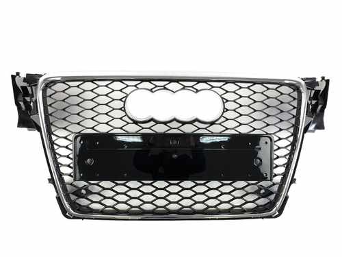 Решітка радіатора Audi А4 RS4 2008-2012г Chrome Black