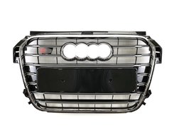 Решітка радіатора Audi A1 S1 2010-2014 Black Chrome